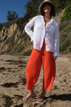 Velvet By Graham & Spencer Womens RAVYN COTTON GAUZE WIDE LEG PANT 17 Velvet By Graham & Spencer Womens RAVYN COTTON GAUZE WIDE LEG PANT