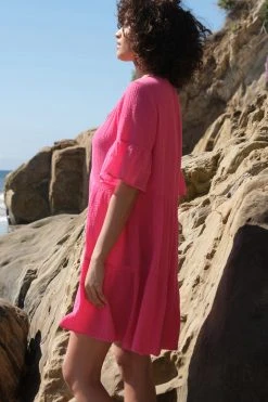 Velvet By Graham & Spencer BRIANNE COTTON GAUZE TIERED DRESS Womens 25 Velvet By Graham & Spencer BRIANNE COTTON GAUZE TIERED DRESS Womens