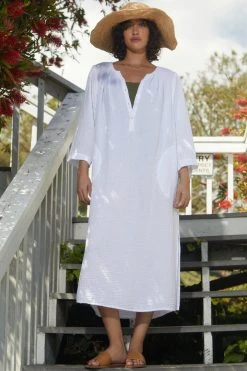 Velvet By Graham & Spencer CHRISTELLE COTTON GAUZE MIDI DRESS 26 Velvet By Graham & Spencer CHRISTELLE COTTON GAUZE MIDI DRESS