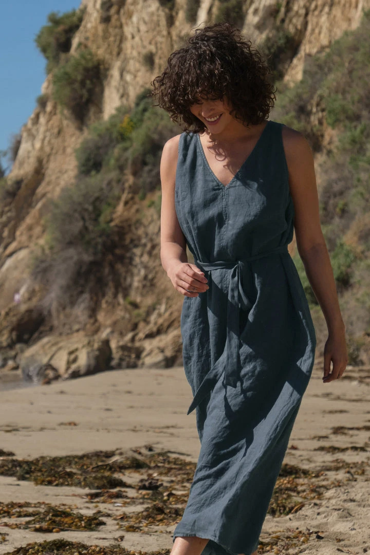 Velvet By Graham & Spencer Womens ACADIA LINEN MAXI DRESS 5 Velvet By Graham & Spencer Womens ACADIA LINEN MAXI DRESS