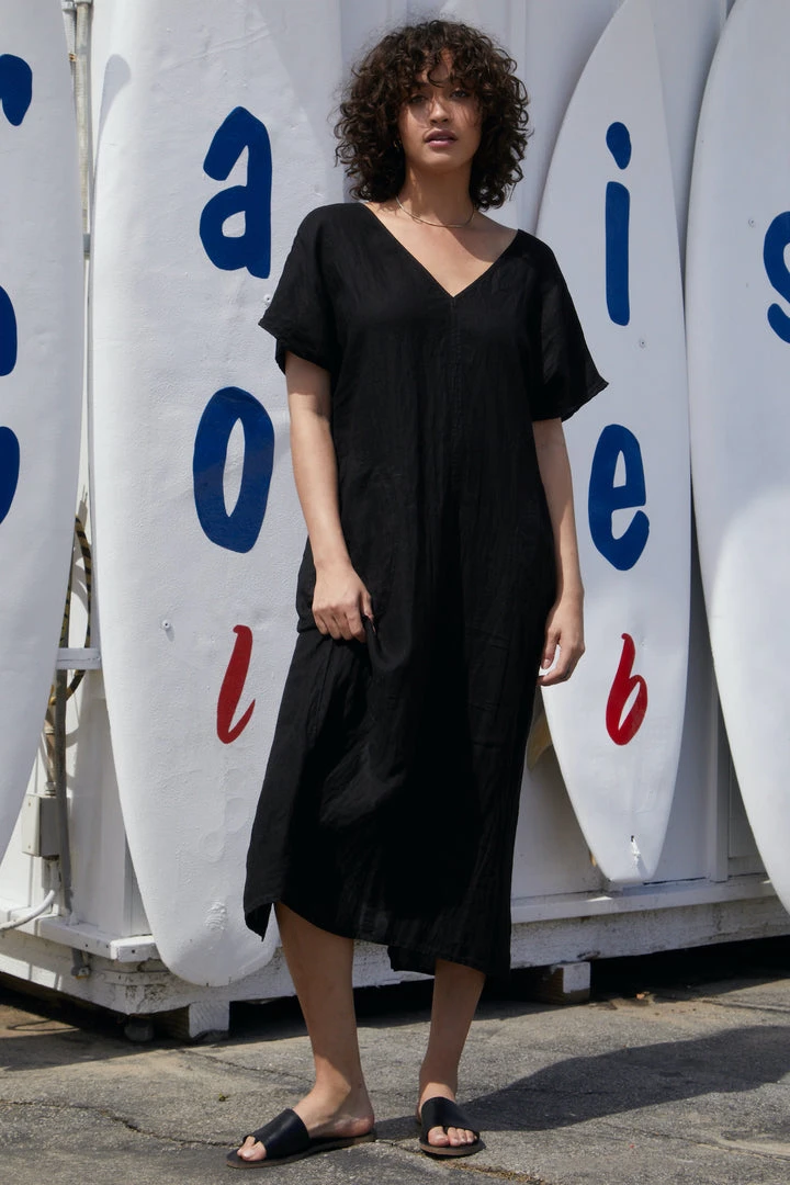 Velvet By Graham & Spencer YANA LINEN CAFTAN DRESS 7 Velvet By Graham & Spencer YANA LINEN CAFTAN DRESS