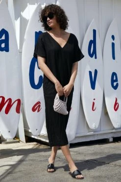 Velvet By Graham & Spencer YANA LINEN CAFTAN DRESS 20 Velvet By Graham & Spencer YANA LINEN CAFTAN DRESS