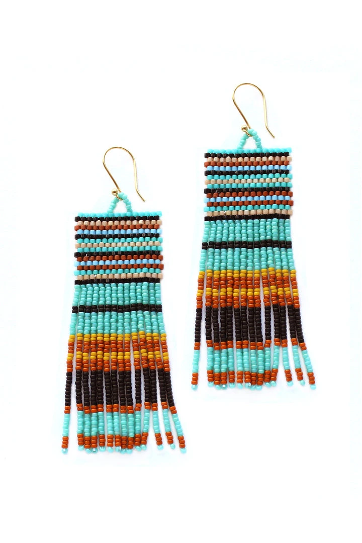 Velvet By Graham & Spencer FREYA BEADED FRINGE EARRINGS BY BLUMA PROJECT Womens 2 Velvet By Graham & Spencer FREYA BEADED FRINGE EARRINGS BY BLUMA PROJECT Womens
