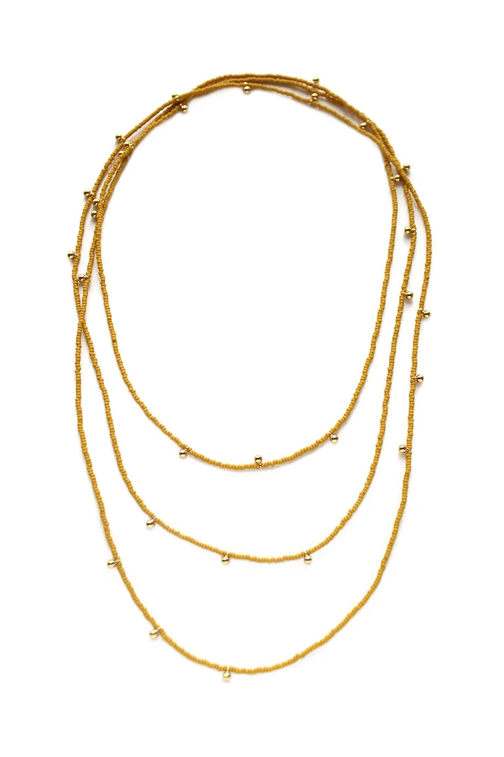 RILEY BEADED NECKLACE BY BLUMA PROJECT 1 RILEY BEADED NECKLACE BY BLUMA PROJECT