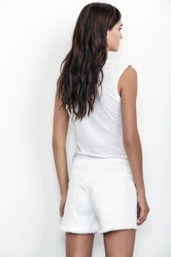 Velvet By Graham & Spencer Womens CINDY FRAYED HEM BOYFRIEND SHORTS