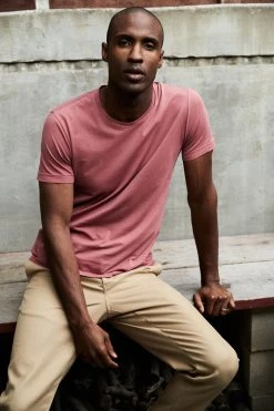 Velvet By Graham & Spencer HOWARD WHISPER CLASSIC CREW NECK TEE