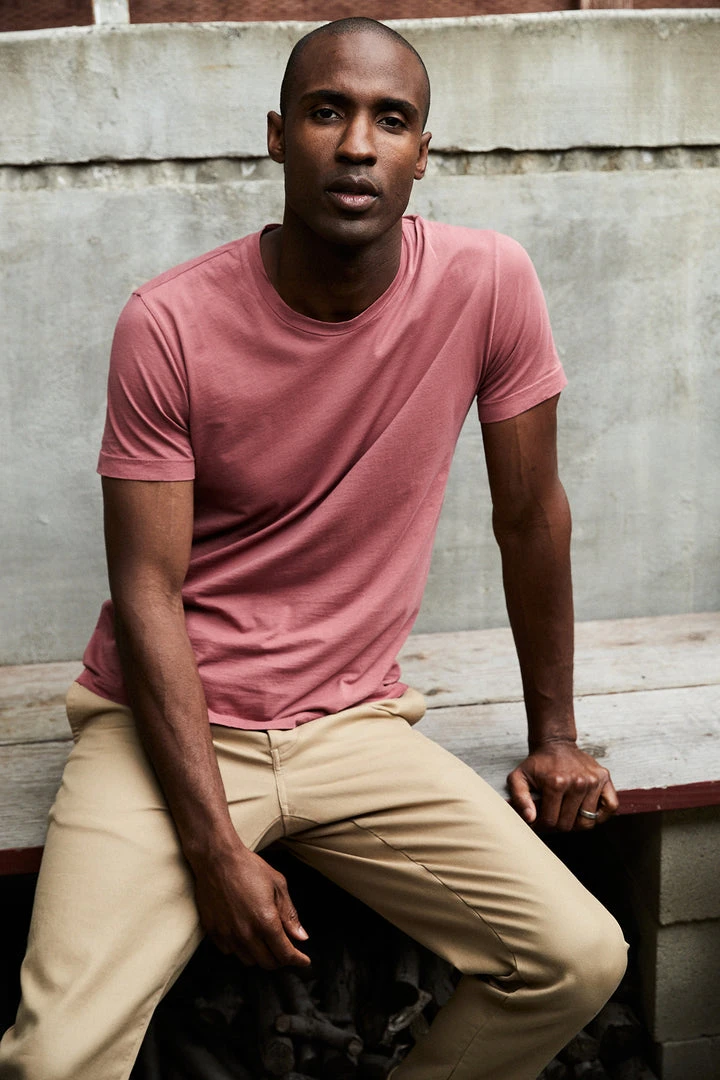 Velvet By Graham & Spencer HOWARD WHISPER CLASSIC CREW NECK TEE 1 Velvet By Graham & Spencer HOWARD WHISPER CLASSIC CREW NECK TEE