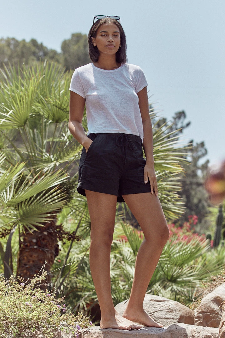 Velvet By Graham & Spencer TENLEY DRAWSTRING SHORT 1 Velvet By Graham & Spencer TENLEY DRAWSTRING SHORT