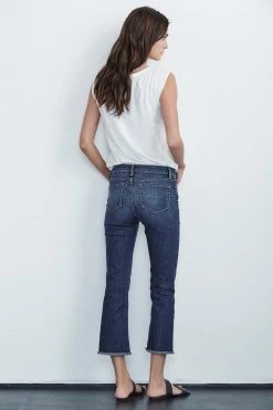 Velvet By Graham & Spencer TWIGGY HIGH RISE CROP JEAN