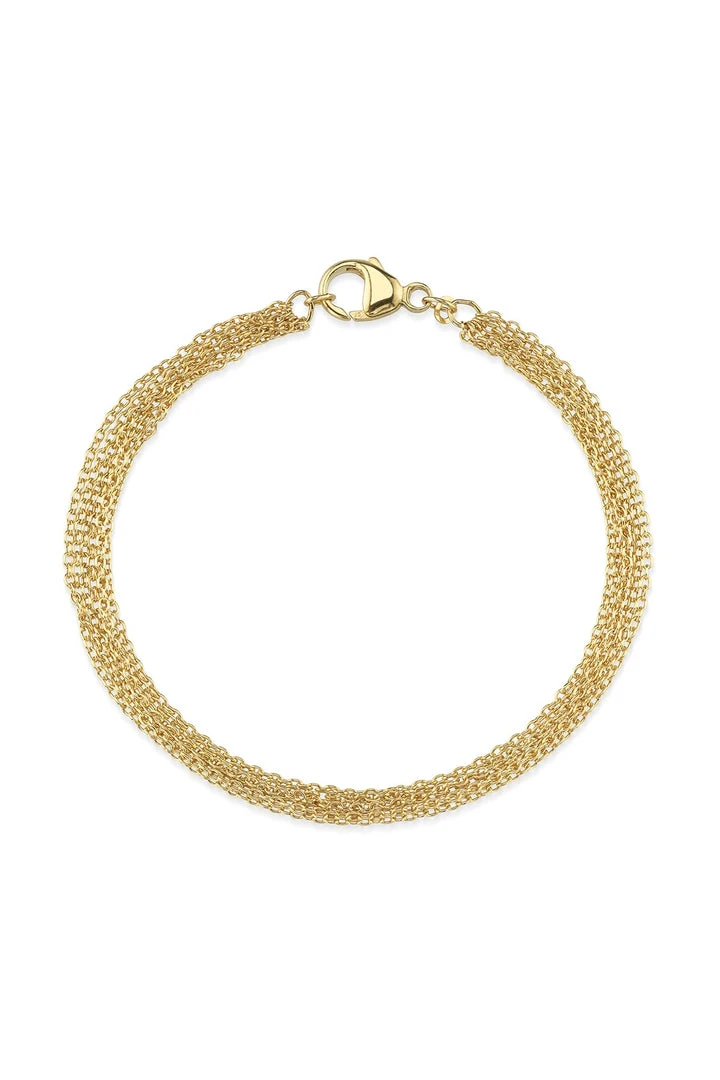 Sloan Studio Accessories SEVEN STRAND BRACELET IN GOLD BY SLOAN 1 Sloan Studio Accessories SEVEN STRAND BRACELET IN GOLD BY SLOAN