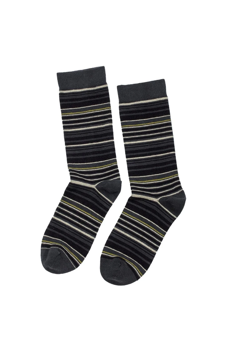 MULTI STRIPE CREW SOCK BY LITTLE RIVER SOCK MILL 9 MULTI STRIPE CREW SOCK BY LITTLE RIVER SOCK MILL