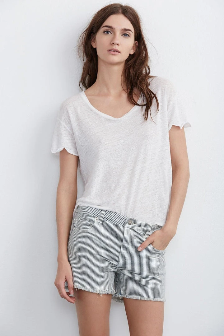 Velvet By Graham & Spencer Womens CINDY FRAYED HEM BOYFRIEND SHORTS 12 Velvet By Graham & Spencer Womens CINDY FRAYED HEM BOYFRIEND SHORTS