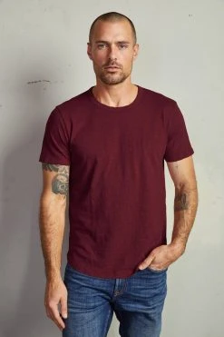 Velvet By Graham & Spencer Mens AMARO CREW NECK SLUB TEE 23 Velvet By Graham & Spencer Mens AMARO CREW NECK SLUB TEE