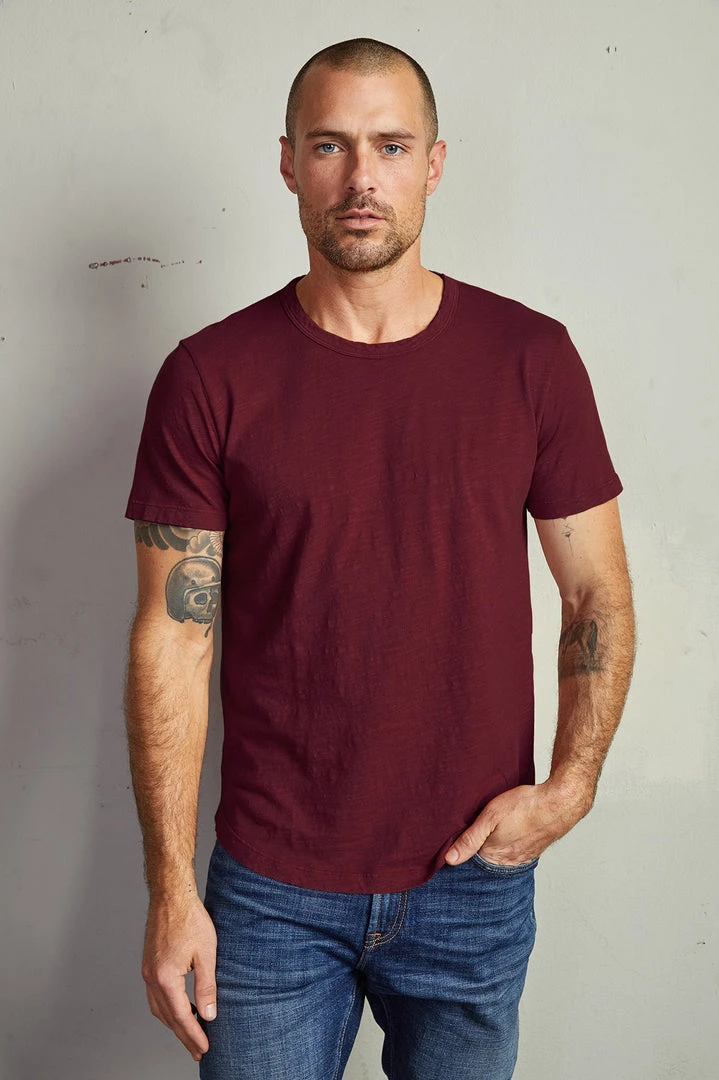 Velvet By Graham & Spencer Mens AMARO CREW NECK SLUB TEE 5 Velvet By Graham & Spencer Mens AMARO CREW NECK SLUB TEE