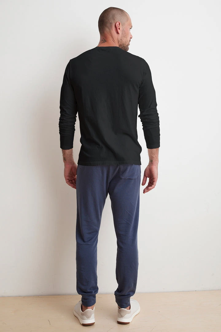 Velvet By Graham & Spencer AUSTIN SUEDED JERSEY LONG SLEEVE TEE 4 Velvet By Graham & Spencer AUSTIN SUEDED JERSEY LONG SLEEVE TEE