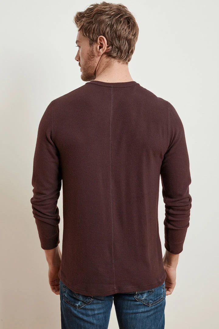 Velvet By Graham & Spencer Mens FAUST MARLED COZY JERSEY HENLEY 2 Velvet By Graham & Spencer Mens FAUST MARLED COZY JERSEY HENLEY