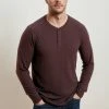 Velvet By Graham & Spencer Mens FAUST MARLED COZY JERSEY HENLEY