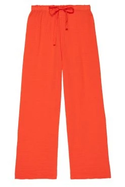 Velvet By Graham & Spencer Womens RAVYN COTTON GAUZE WIDE LEG PANT 20 Velvet By Graham & Spencer Womens RAVYN COTTON GAUZE WIDE LEG PANT