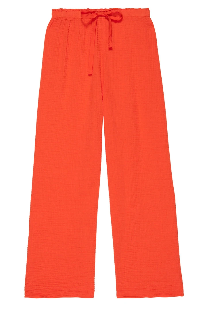 Velvet By Graham & Spencer Womens RAVYN COTTON GAUZE WIDE LEG PANT 7 Velvet By Graham & Spencer Womens RAVYN COTTON GAUZE WIDE LEG PANT