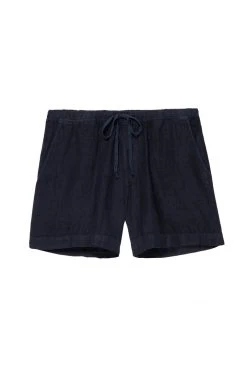 Velvet By Graham & Spencer Womens TAMMY DRAWSTRING LINEN SHORT