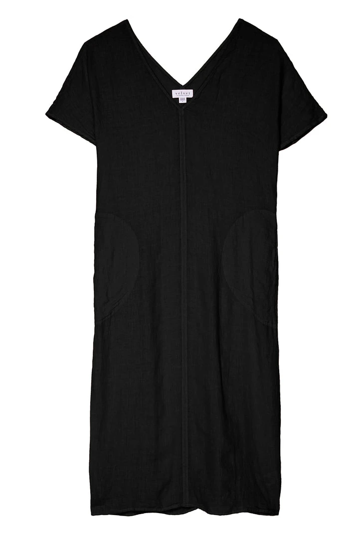 Velvet By Graham & Spencer YANA LINEN CAFTAN DRESS 11 Velvet By Graham & Spencer YANA LINEN CAFTAN DRESS