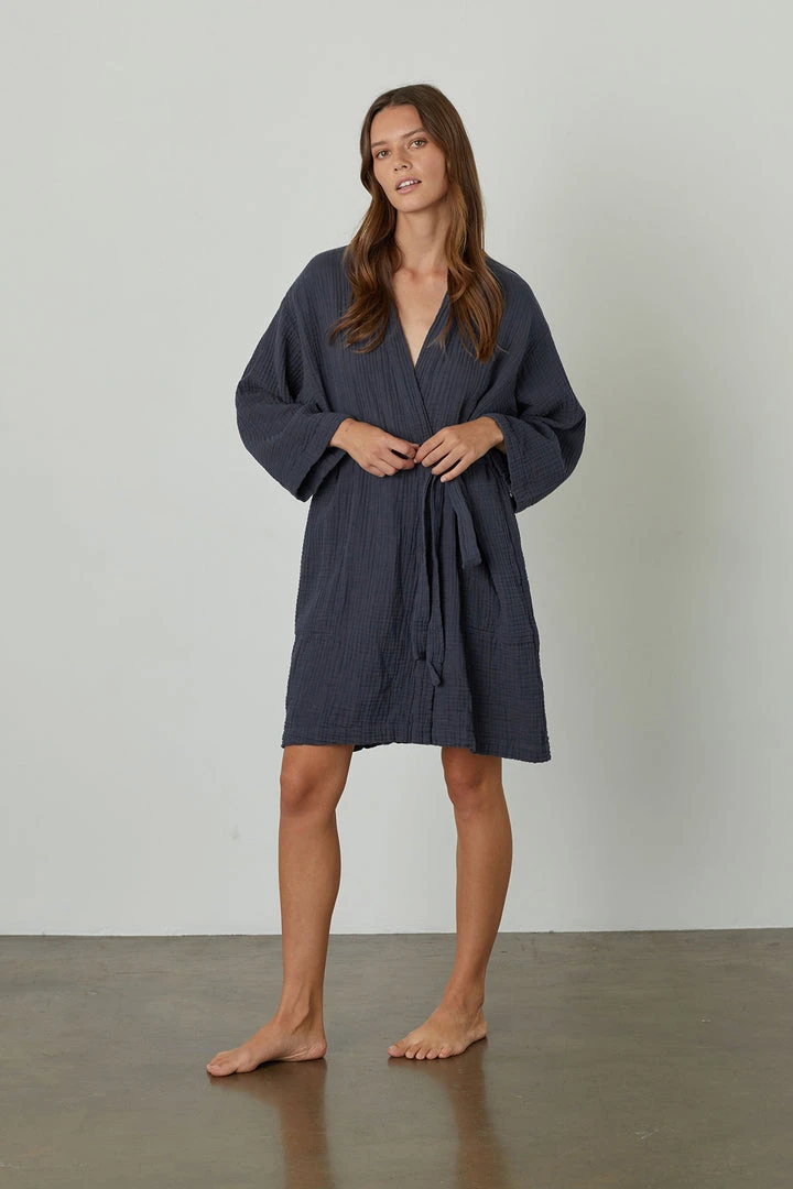 Jenny Graham Home MINI COTTON GAUZE ROBE 6 Jenny Graham Home MINI COTTON GAUZE ROBE