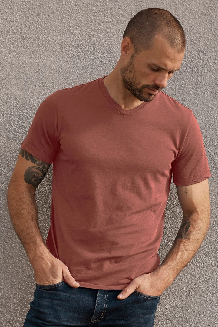 Velvet By Graham & Spencer Mens SAMSEN WHISPER CLASSIC V-NECK TEE 3 Velvet By Graham & Spencer Mens SAMSEN WHISPER CLASSIC V-NECK TEE