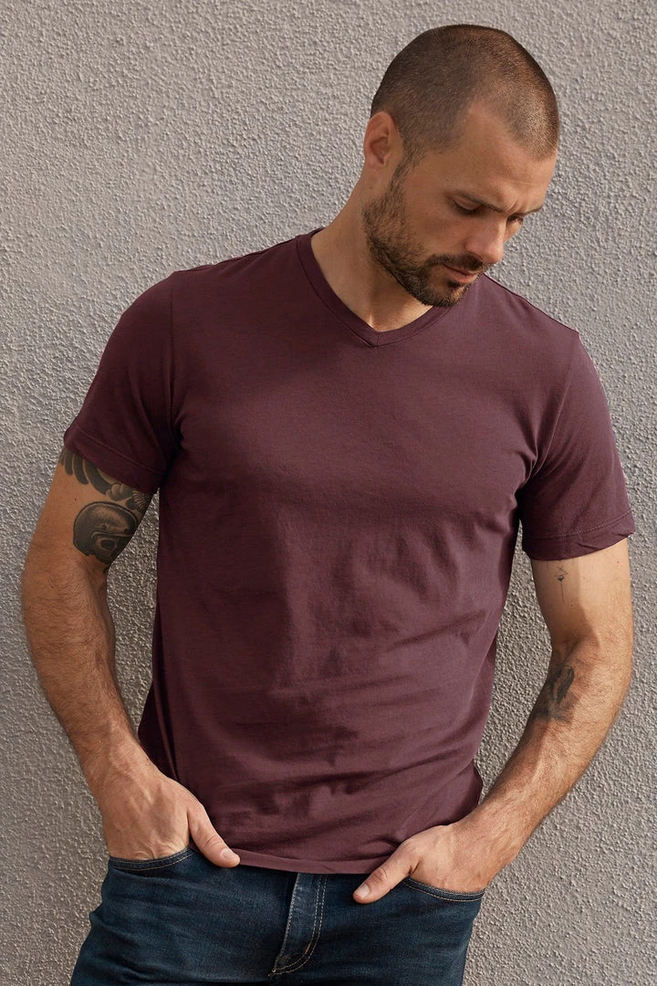 Velvet By Graham & Spencer Mens SAMSEN WHISPER CLASSIC V-NECK TEE 5 Velvet By Graham & Spencer Mens SAMSEN WHISPER CLASSIC V-NECK TEE
