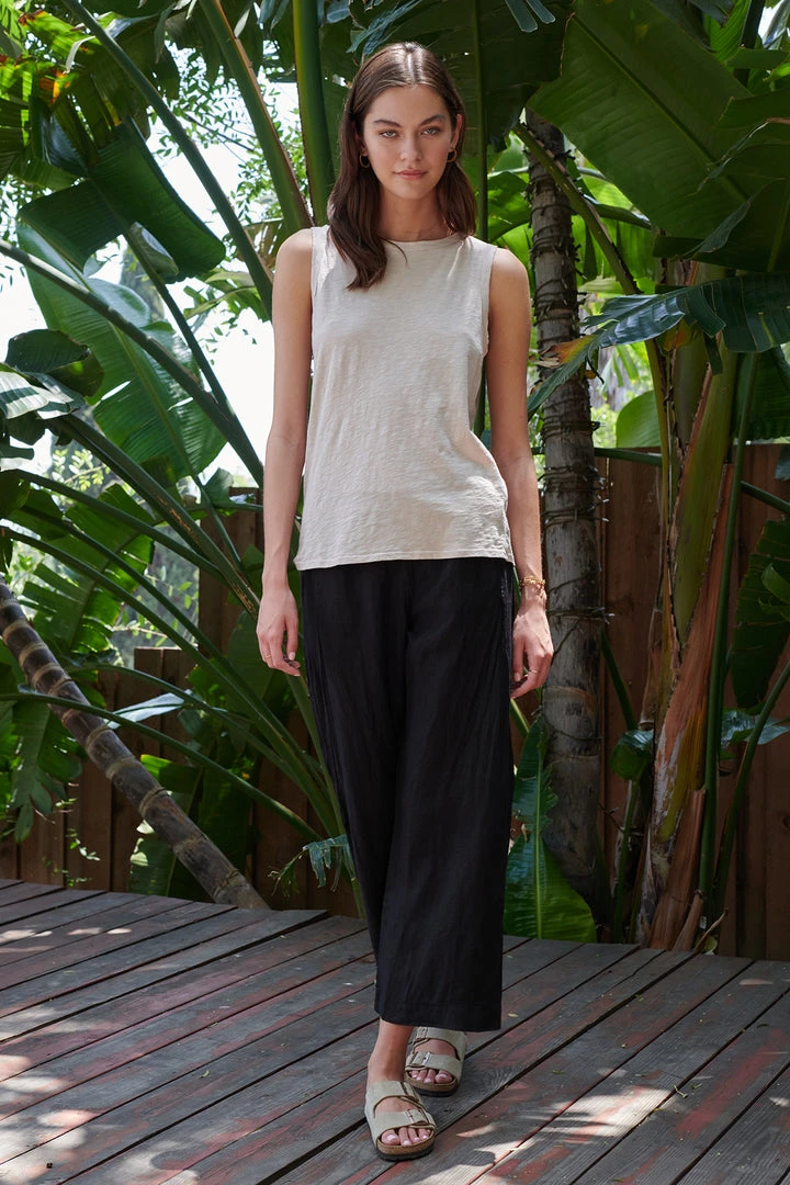 Velvet By Graham & Spencer TAURUS COTTON SLUB TANK 36 Velvet By Graham & Spencer TAURUS COTTON SLUB TANK