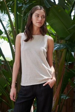 Velvet By Graham & Spencer TAURUS COTTON SLUB TANK 110 Velvet By Graham & Spencer TAURUS COTTON SLUB TANK