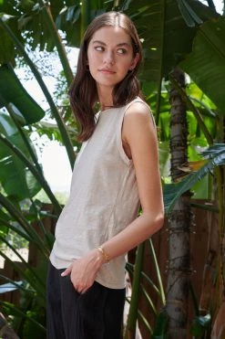 Velvet By Graham & Spencer TAURUS COTTON SLUB TANK 113 Velvet By Graham & Spencer TAURUS COTTON SLUB TANK