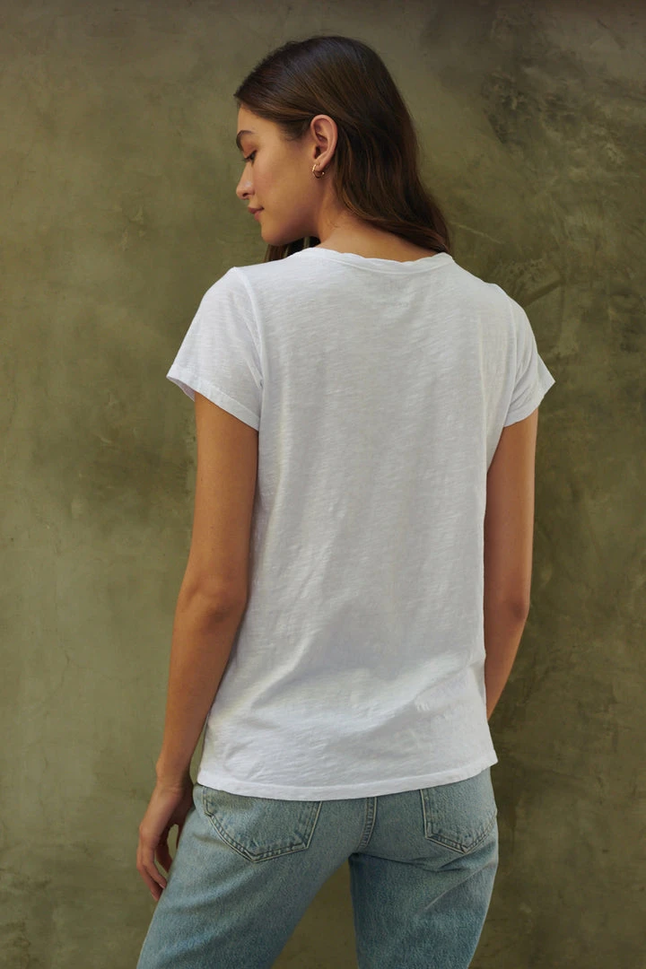 Velvet By Graham & Spencer TILLY ORIGINAL SLUB CREW NECK TEE Womens 9 Velvet By Graham & Spencer TILLY ORIGINAL SLUB CREW NECK TEE Womens