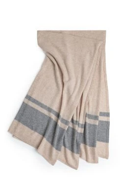 Jenny Graham Home LIV CASHMERE THROW BLANKET