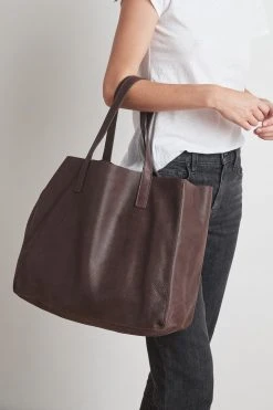 Velvet By Graham & Spencer CLOVER LEATHER TOTE