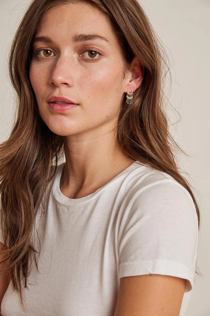 Velvet By Graham & Spencer Womens MIMI BEADED FRINGE EARRINGS BY BLUMA PROJECT 1 Velvet By Graham & Spencer Womens MIMI BEADED FRINGE EARRINGS BY BLUMA PROJECT