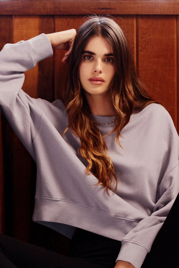 Velvet By Graham & Spencer Womens AIMEE OVERSIZED SWEATSHIRT 2 Velvet By Graham & Spencer Womens AIMEE OVERSIZED SWEATSHIRT