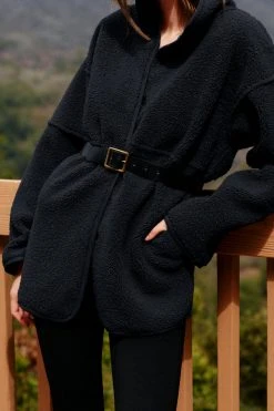 Velvet By Graham & Spencer Womens ALBANY REVERSIBLE LUX SHERPA COAT 42 Velvet By Graham & Spencer Womens ALBANY REVERSIBLE LUX SHERPA COAT