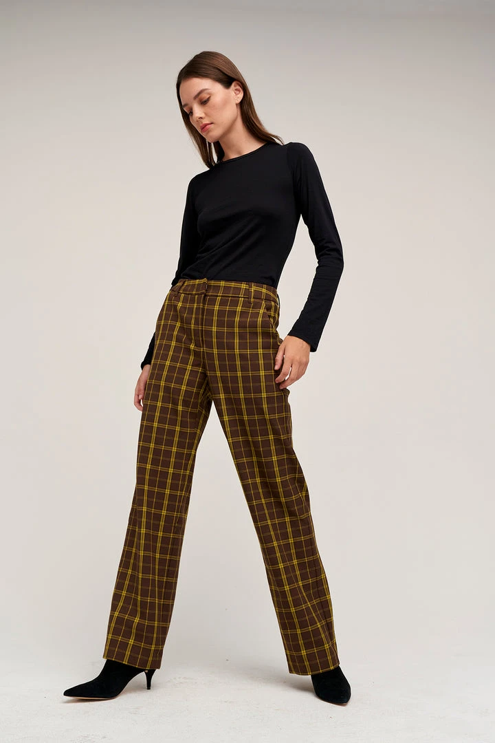 Velvet By Graham & Spencer ALLIE PLAID PANT 5 Velvet By Graham & Spencer ALLIE PLAID PANT