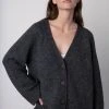 Velvet By Graham & Spencer Womens KIM BUTTON FRONT CARDIGAN