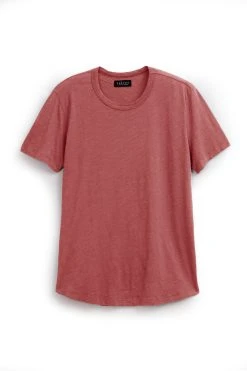 Velvet By Graham & Spencer Mens AMARO CREW NECK SLUB TEE