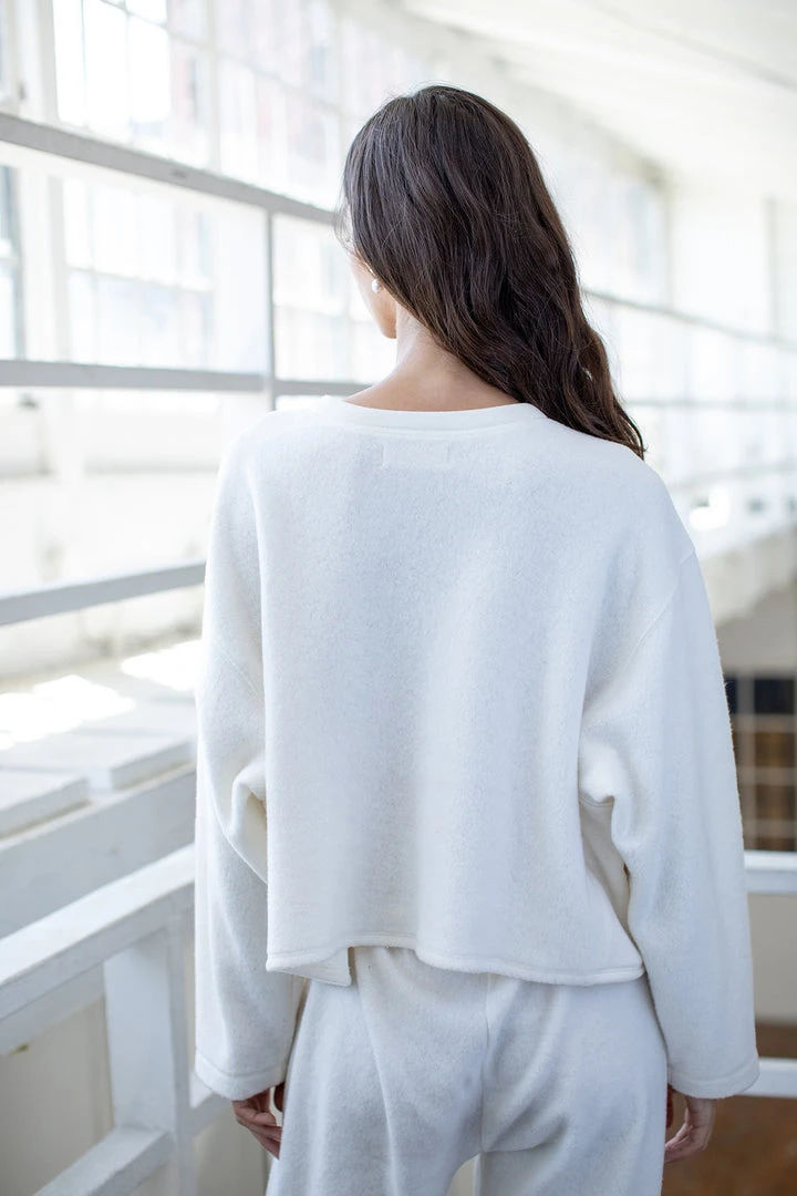 Velvet By Graham & Spencer ARISSA CROPPED SWEATSHIRT 4 Velvet By Graham & Spencer ARISSA CROPPED SWEATSHIRT