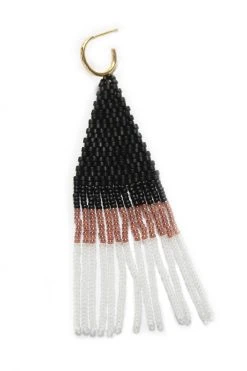 FRANJA BEADED FRINGE EARRINGS BY BLUMA PROJECT Womens 28 FRANJA BEADED FRINGE EARRINGS BY BLUMA PROJECT Womens