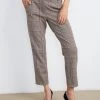 Velvet By Graham & Spencer ABIGAIL PLAID STRAIGHT LEG PANT