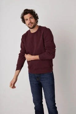 Velvet By Graham & Spencer KING CREW NECK SWEATSHIRT Mens