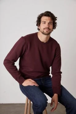 Velvet By Graham & Spencer KING CREW NECK SWEATSHIRT Mens