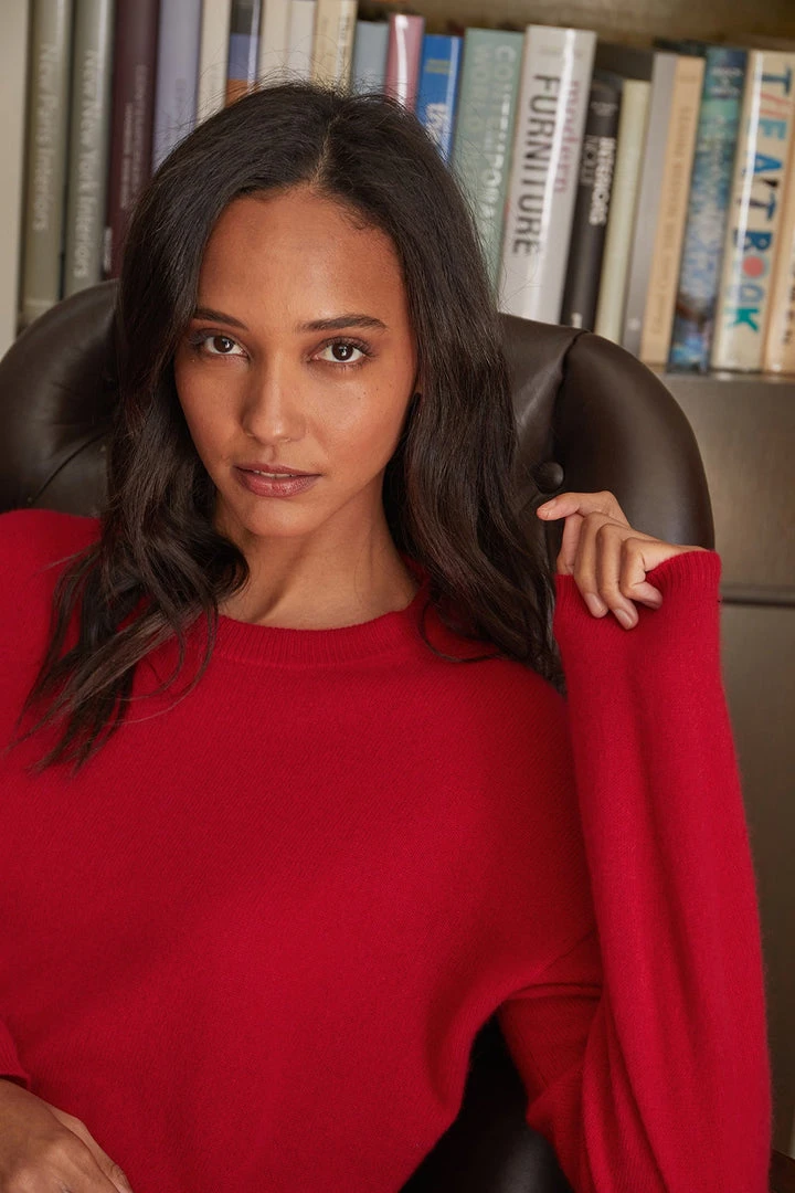 Velvet By Graham & Spencer BRYNNE CASHMERE CREW NECK SWEATER 21 Velvet By Graham & Spencer BRYNNE CASHMERE CREW NECK SWEATER