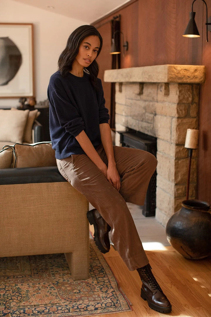 Velvet By Graham & Spencer BRYNNE CASHMERE CREW NECK SWEATER 5 Velvet By Graham & Spencer BRYNNE CASHMERE CREW NECK SWEATER