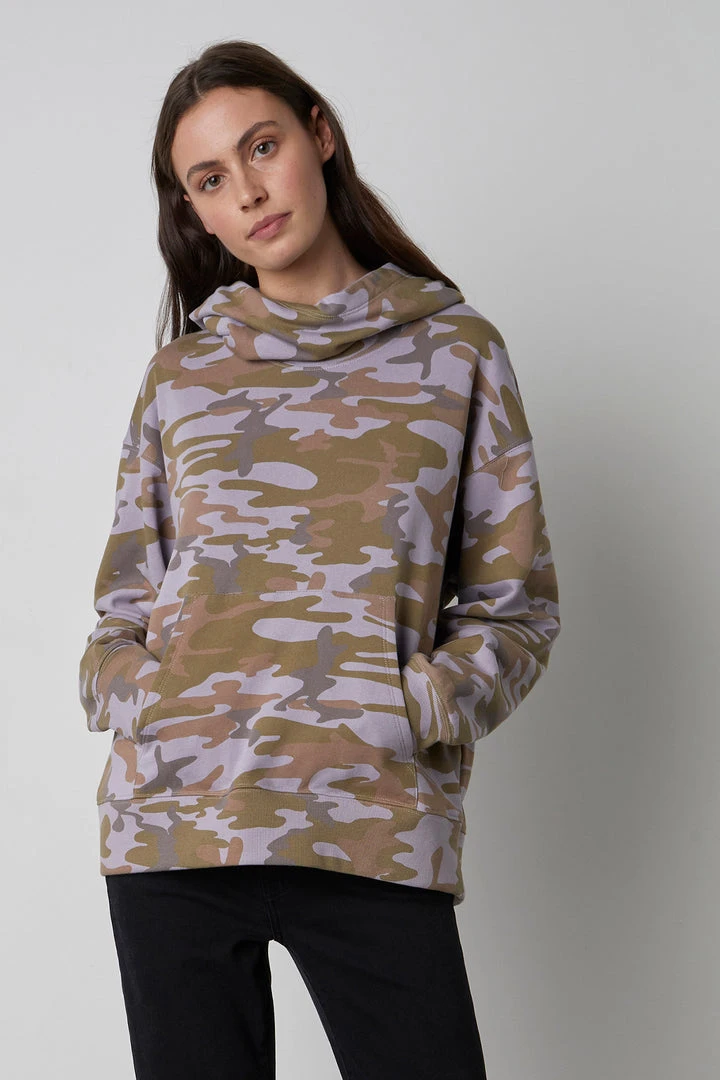 Velvet By Graham & Spencer HAYDEN CAMO HOODIE Womens 4 Velvet By Graham & Spencer HAYDEN CAMO HOODIE Womens