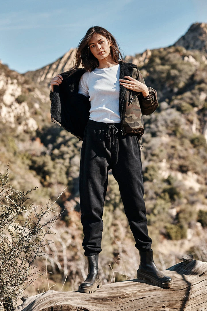 Velvet By Graham & Spencer Womens KYLE FLEECE JOGGER 10 Velvet By Graham & Spencer Womens KYLE FLEECE JOGGER