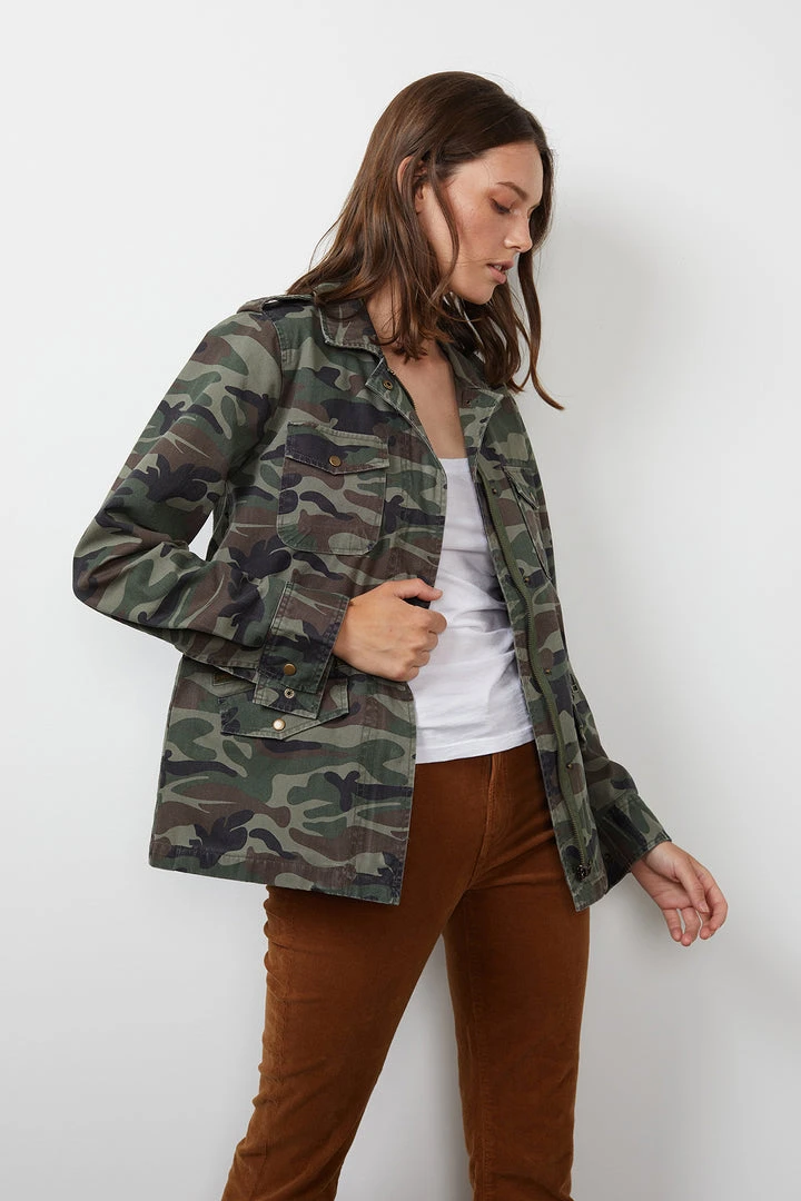 Velvet By Graham & Spencer RUBY LIGHT-WEIGHT ARMY JACKET 12 Velvet By Graham & Spencer RUBY LIGHT-WEIGHT ARMY JACKET